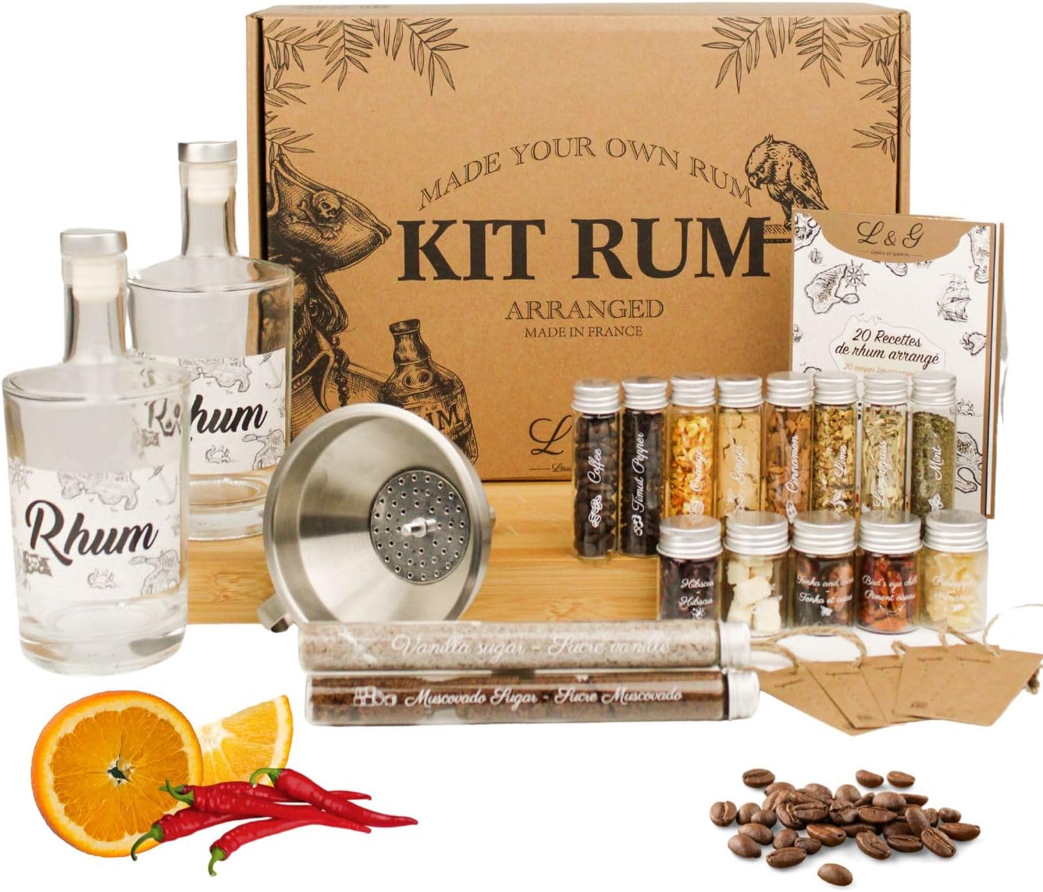 kits pour rhum arrangé
